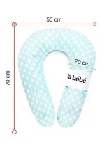 La Bebe™ Snug Maternity Pillow Art. 5-171 Wild Life. Pillow for Baby Sleep & Feeding, 20×70 cm