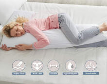 La Bebe™ Flopsy Pillow Art. 5-171 Wild Life. Cotton Nursing Maternity, 180 см