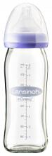 Lansinoh GLASS Feeding Bottle with NaturalWave® Teat  Art.77250 Glass Feeding Bottle 240 ml + Natural/Wave Nipple