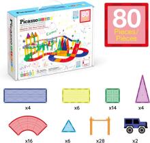 PICASSO TILES Magnetic constructor Race track 80 pcs., PTR80