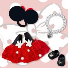 Kidsworld Doll Cloth Minnie Art.287806 Набор одежды для кукол высотой 17 см