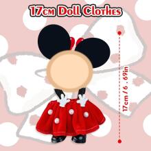 Kidsworld Doll Cloth Minnie Art.287806 Набор одежды для кукол высотой 17 см