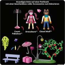 PLAYMOBIL Monster High – Valentīndienas randiņš ar Draculaura un Clawd