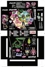 PLAYMOBIL Monster High – Valentīndienas randiņš ar Draculaura un Clawd