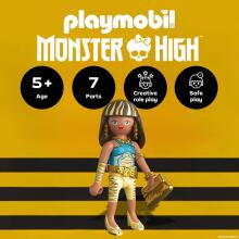 PLAYMOBIL Monster High – фигурка Клео де Нил для мистических историй и Хэллоуина