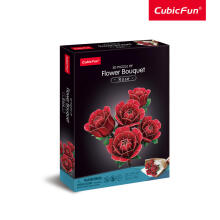 CUBICFUN 3D Puzzle Flower Bouquet - Roses