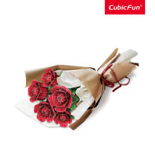 CUBICFUN 3D Puzzle Flower Bouquet - Roses