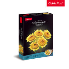 CUBICFUN 3D Puzzle Flower Bouquet - Sunflowers