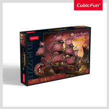 CUBICFUN 3D puzzle Queen Anne´s Revenge, Anniversary Red Edition