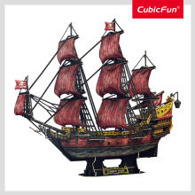 CUBICFUN 3D puzzle Queen Anne´s Revenge, Anniversary Red Edition
