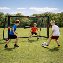 Futbola vārti ar tīklu futbolam 240x160x85 cm MOVEPRO