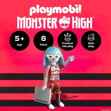 PLAYMOBIL Monster High – Ghoulia Yelps Figure Set for Spooky Fun & Creative Adventures
