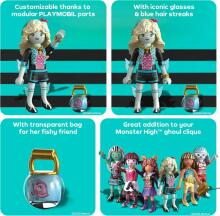 PLAYMOBIL Monster High – Lagoona Blue Figure Set for Underwater Adventures & Halloween Fun