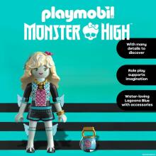 PLAYMOBIL Monster High – Lagoona Blue Figure Set for Underwater Adventures & Halloween Fun