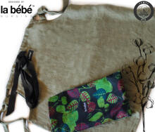La bebe™ Mama Blouse Linen Art.2880 Universāla blūze grūtniecēm  no dabīga lina, Purvzaļš