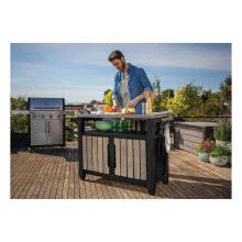 Grill table Deco Unity XL 207L ash wood tone