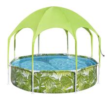 Children's Frame Pool with Canopy 244x51 cm Bestway 56432