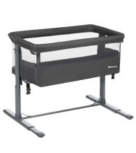 La Bebe™ Zina Co-Sleeper 2 in 1 Art.288056 Mineral Graphite  2-in-1 crib for comfortable co-sleeping