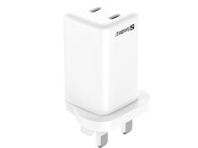 Sandberg 441-62 AC Charger Dual USB-C PD65W UK