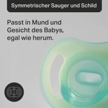 Tommee Tippee Ultralight StayPut  Art.288169 Silicone pacifiers, 0-6 months, 4 pcs.