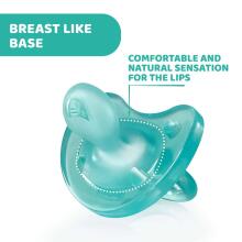 Chicco Physio Soft Art.288260 Blue  Sleep-safe silicone pacifier, molded, 0 m+
