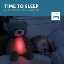 Zazu Brody Sleep Trainer Art.288268 Pink Soft toy with night light