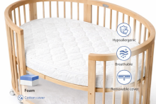 La Bebe™ Smart Bed Art.288273 Children's foam mattress 72x120x5 cm (Compatible with Ingvart)