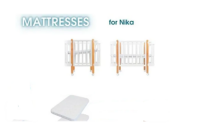 La Bebe™ Nika Bed Art.288285 Children's foam mattress 60x120x5cm (Compatible with Ingvart)