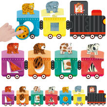 HEADU Shapes & Colors Tactile Train