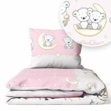 Cover set -  2 pcs - 135x100, 40x60 - LEON - PINK
