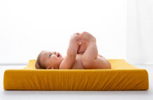 Cover to changing pad - TB0468/06  - MUSLIN - MUSTARD -  size 50x70/80 cm