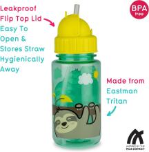 Tum Tum Watter Bottle Art.288460 Sloth Stanley Portable drinking cup with straw 400 ml.