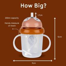 Tum Tum Baby Cup Art.288463 Fergus Fox Детский поильник с cоломинкой с 6+ мес,200 мл