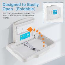 Kidsworld Removable Changing Table  Art.288488 White Changing table (wall mounted)