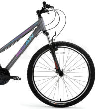 Kalnu velosipēds Bisan ATHENA V Metallic Grey/Blue/Purple (Rata izmērs: 29 Rāmja izmērs: 19)