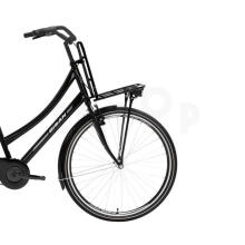 Pilsētas velosipēds Bisan Fluante C Glossy Black /Silver (Rata izmērs: 700C Rāmja izmērs: 20,5)