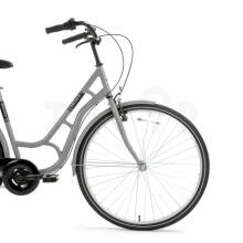 Pilsētas velosipēds Bisan Ambiance Grey/Black (Rata izmērs: 28 Rāmja izmērs: 20)