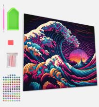 Splat Planet Diamond Puzzle BIG WAVE 30x40 cm
