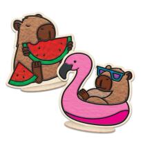 Splat Planet Creative Modeling Clay Set with Wooden Capybaras