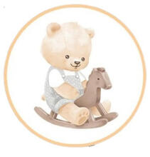 Cover set - 2 pcs - 120x90, 40x60  - BABY BEARS