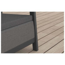 Garden sofa three-seater Scandi Linea 3 Seater Sofa gray