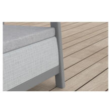 Garden furniture set Scandi Linea 2 Seater Set light grey/dark steel grey