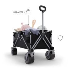 Veokäru Kinderkraft Rollster, must