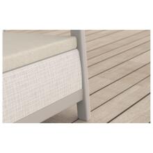 Garden furniture set Scandi Linea 3 Seater Set pebble grey/light beige