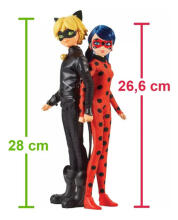 MIRACULOUS Ladybug and Cat Noir doll set, 50365