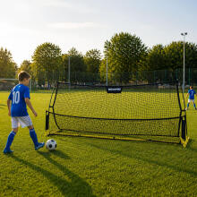 Rebounder dual-sided football training trainer for shooting practice 220x120 cm, MOVEPRO