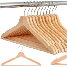 Wooden hangers HG0085 10 pcs.
