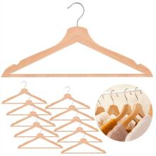 Wooden hangers HG0085 10 pcs.