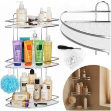 Bathroom shelf HA7542 25 x 25 x 58 cm