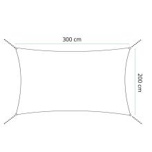 Sunshade SN0061 3 x 2 m dark grey